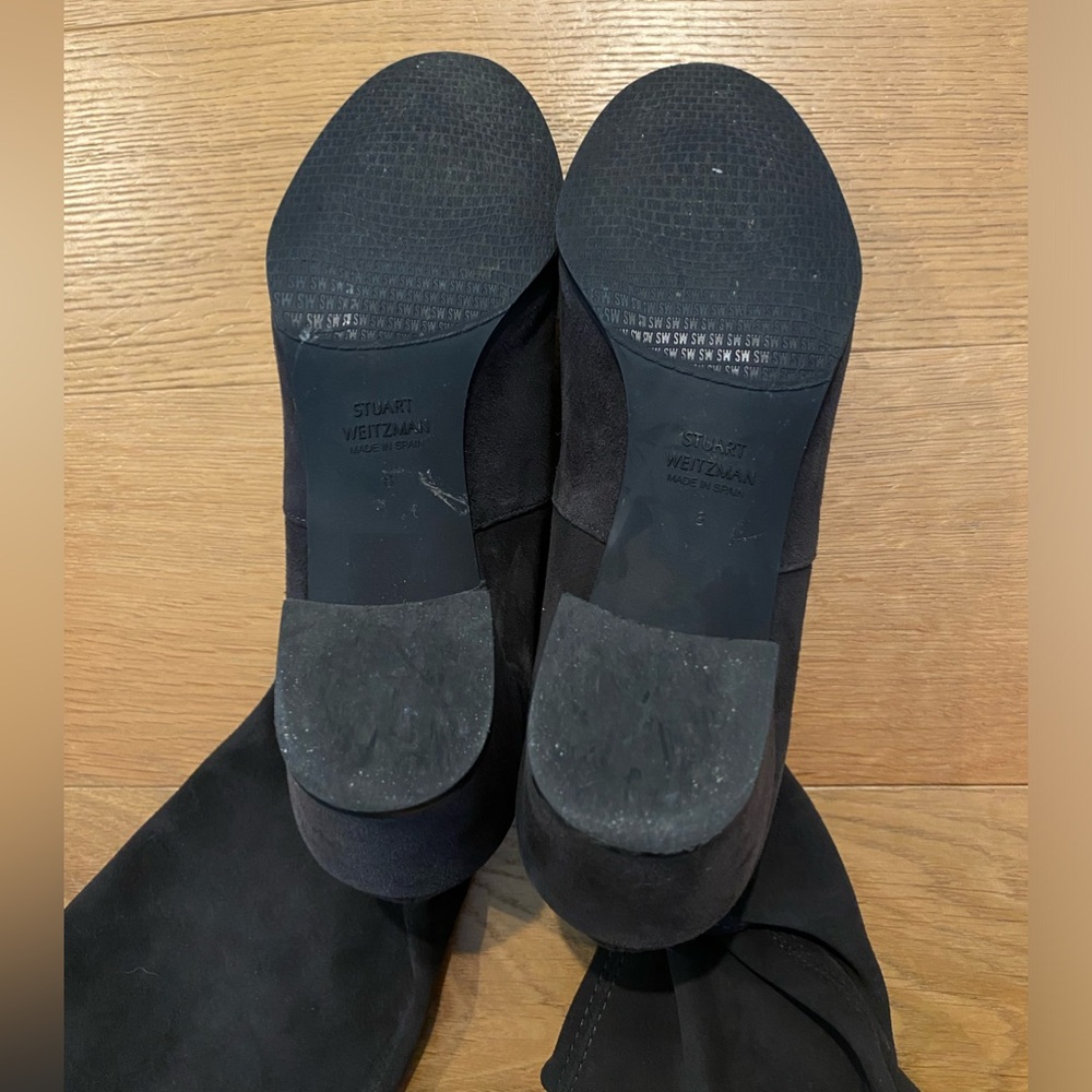 Stuart Weitzman Hinterland Boots In Slate Grey - image 2